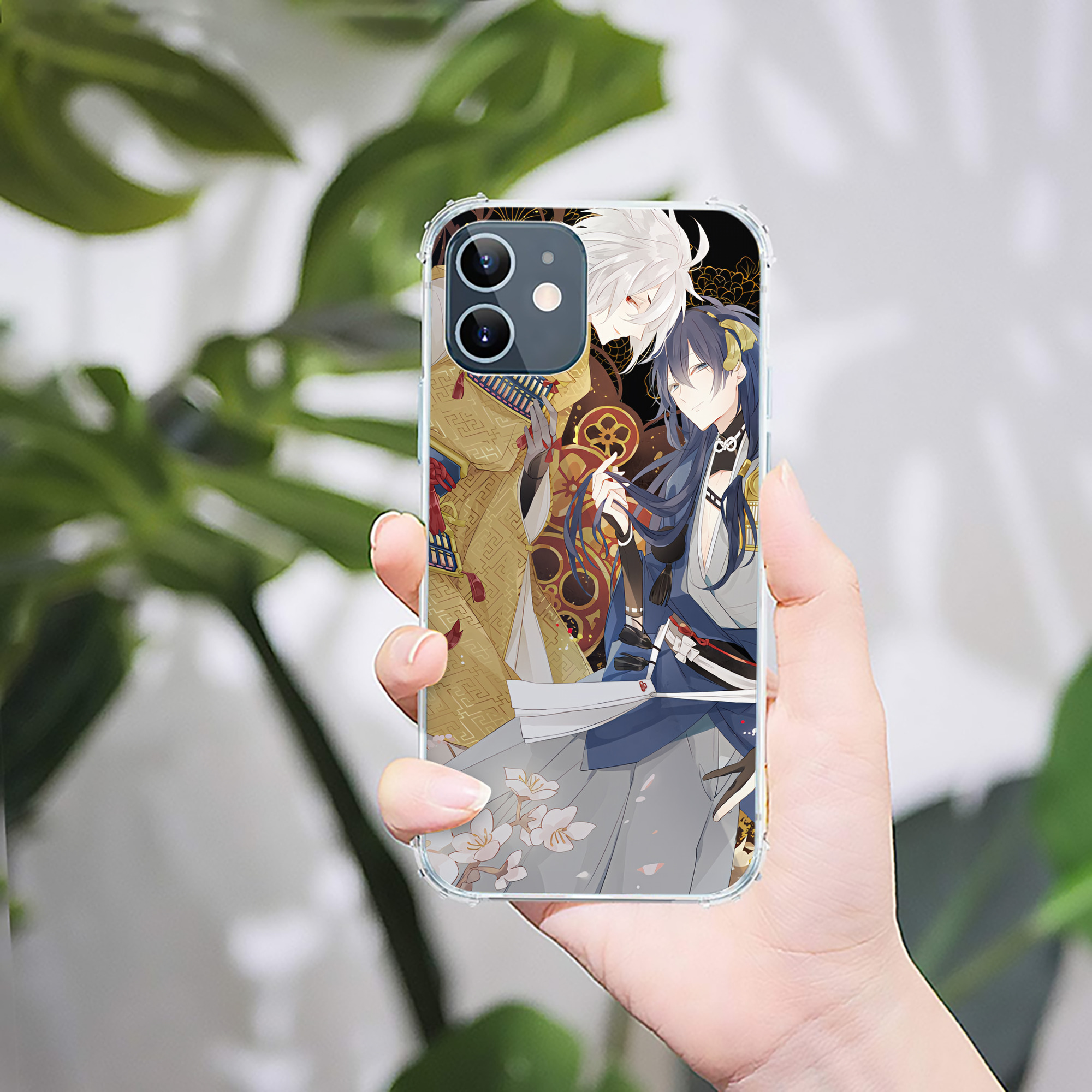 （画像用） 刀剣乱舞 Touken Ranbu 【iPhone 12シリーズ対応】透明スマホケース（クリアソフトケース）